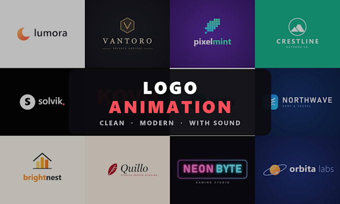create a custom dynamic logo animation