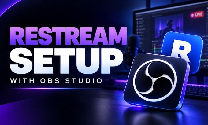setup restream with obs for professional multistreaming