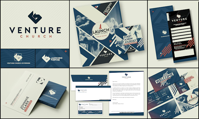 design a custom church logo and visual identity package