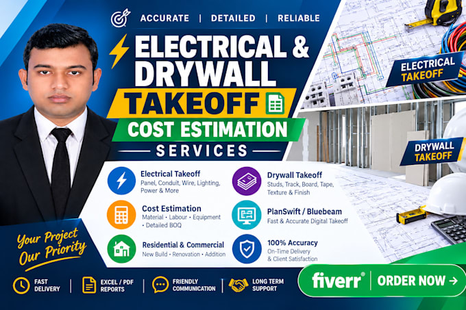 do electrical takeoff and cost estimation using plan swift