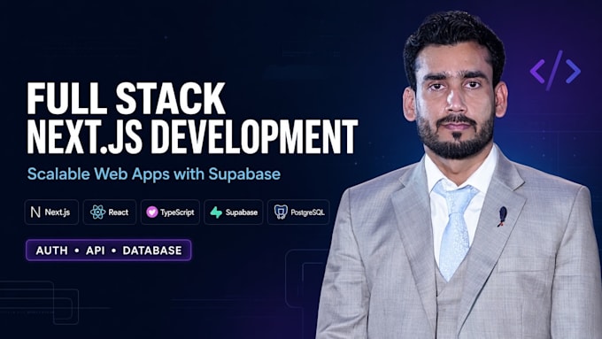 build a full stack nextjs application with supabase