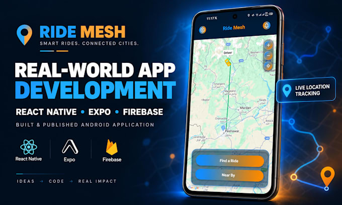 develop react native expo android apps with firebase