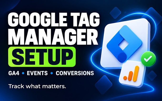 do perfect google tag manager setup for you