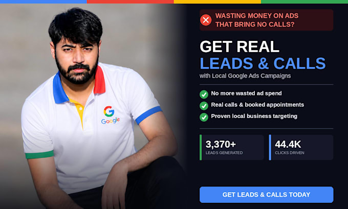 setup google ads for local business to get leads and calls