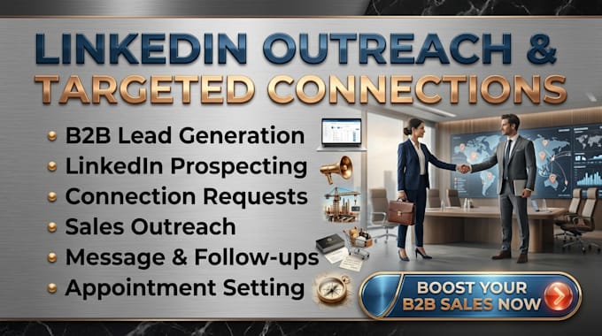 do linkedin outreach and build targeted connections