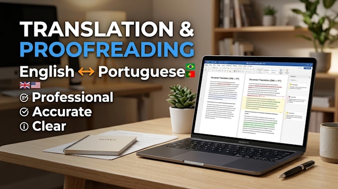 translate, edit and proofread documents