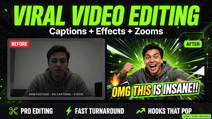 edit youtube videos with captions and engaging effects