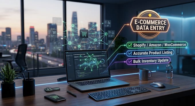 be your expert e commerce data entry and product listing specialist