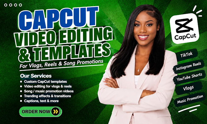 do editable custom capcut templates capcut video editing vlogs songs promotions