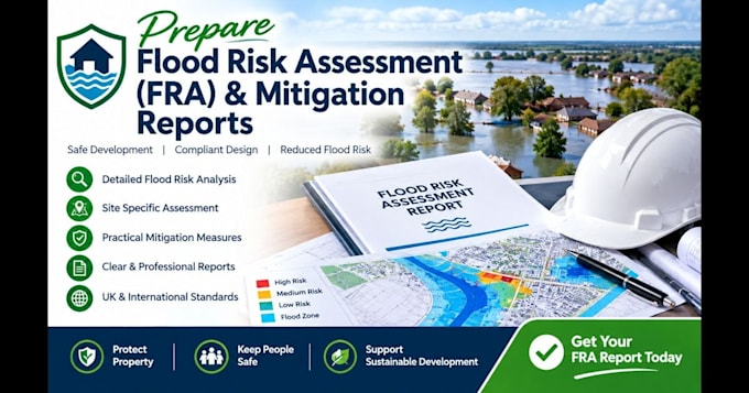 prepare flood risk assessment fra mitigation reports
