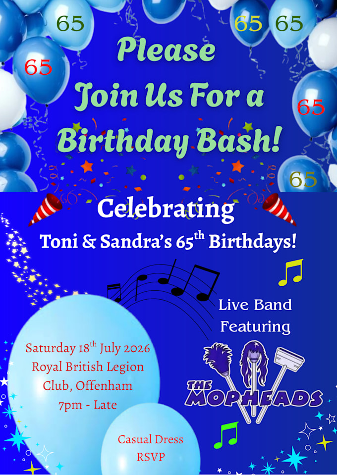 create an invitation for an event