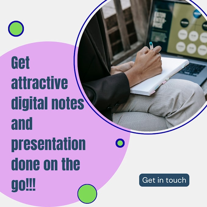 make attractive digital notes and presentations for students