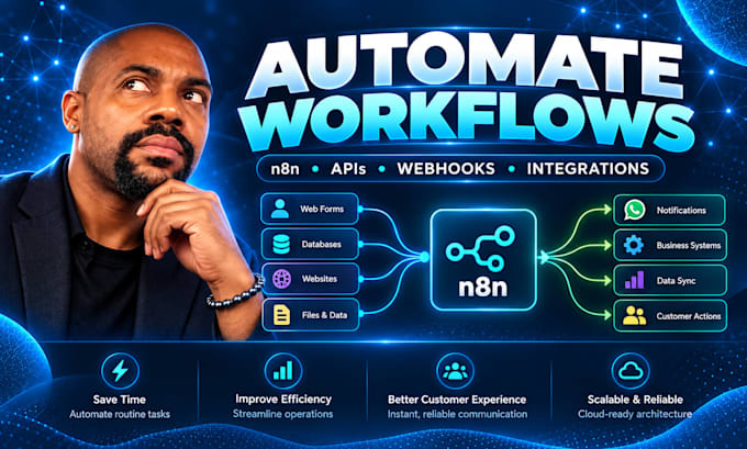 automate your business workflows with n8n, apis and webhooks