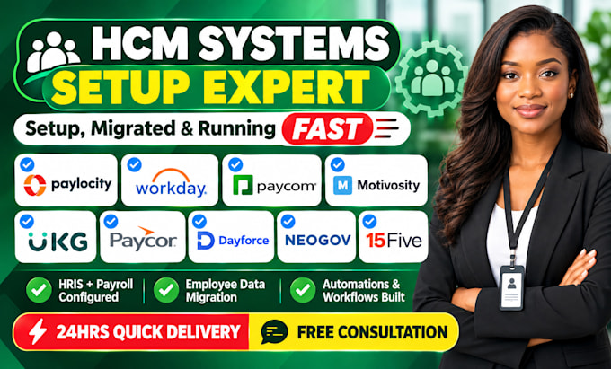 setup paylocity workday hcm paycom motivosity ukg ready dayforce neogov 15five