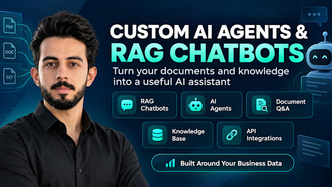 build custom ai agents, rag chatbots and knowledge base assistants