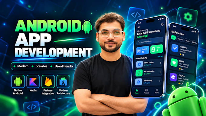 develop your android mobile app with ai, API and firebase integration