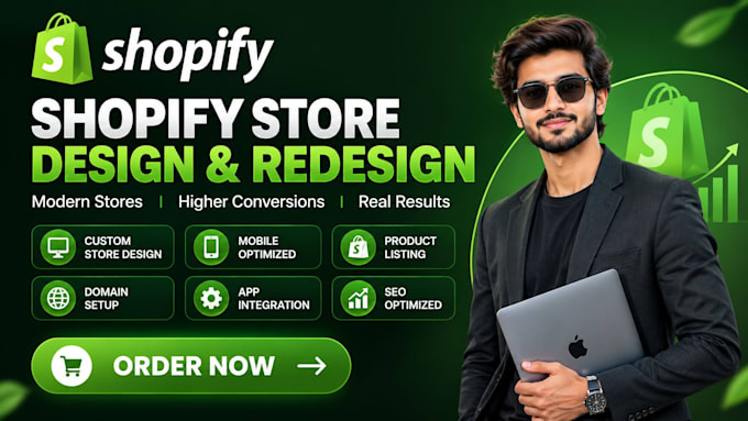 design a professional shopify store