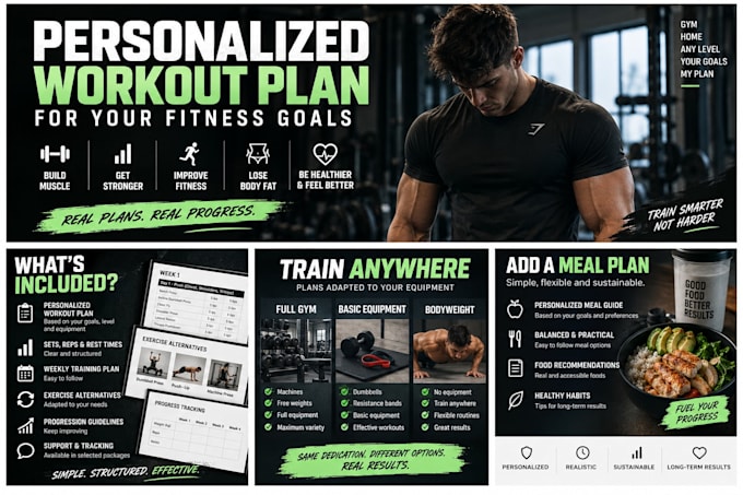 create a personalized workout plan for your fitness goals