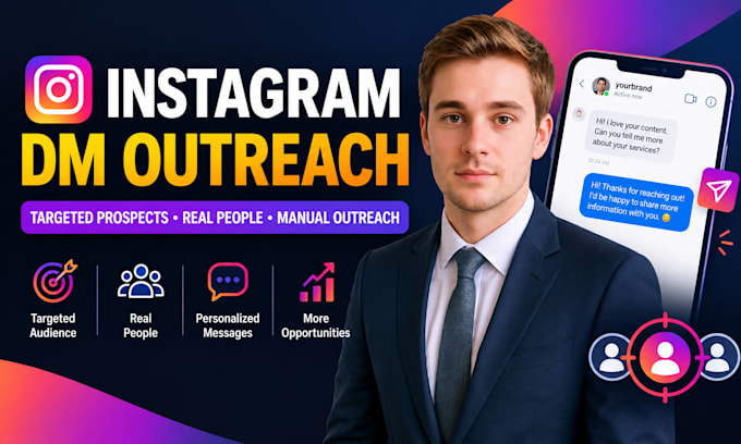 do targeted instagram dm outreach and lead generation