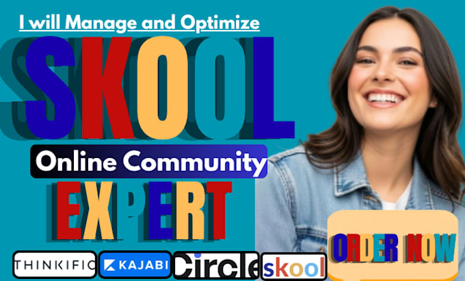 create skool community setup, thriving learn community, skool membership