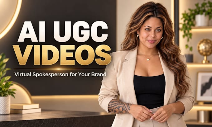 create a realistic ai ugc virtual spokesperson videos
