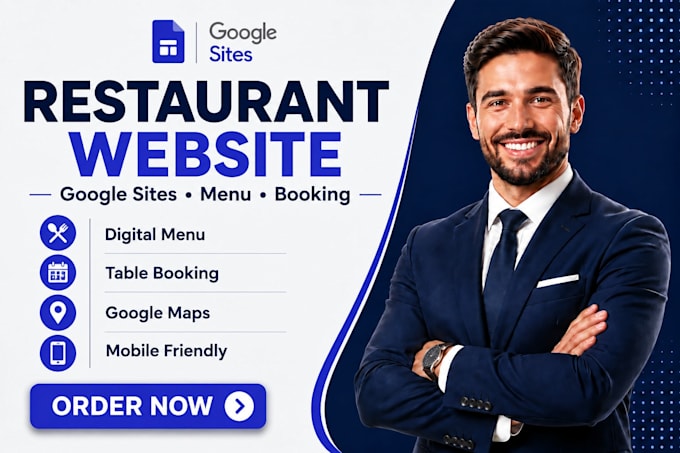 build a google sites restaurant website catering website food website