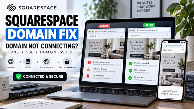 fix your squarespace domain, dns, and SSL issues