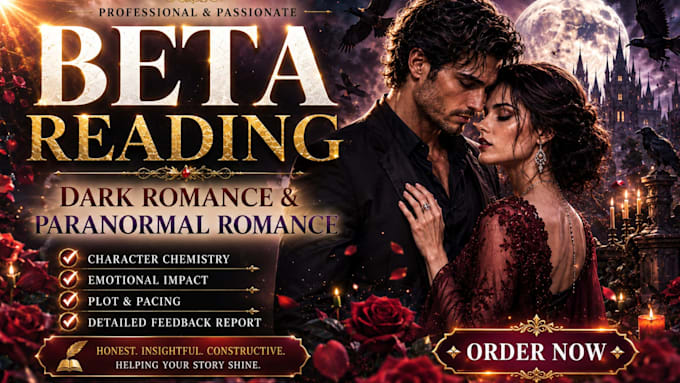 be your paranormal romance, wolf shifter, dark romance beta reader
