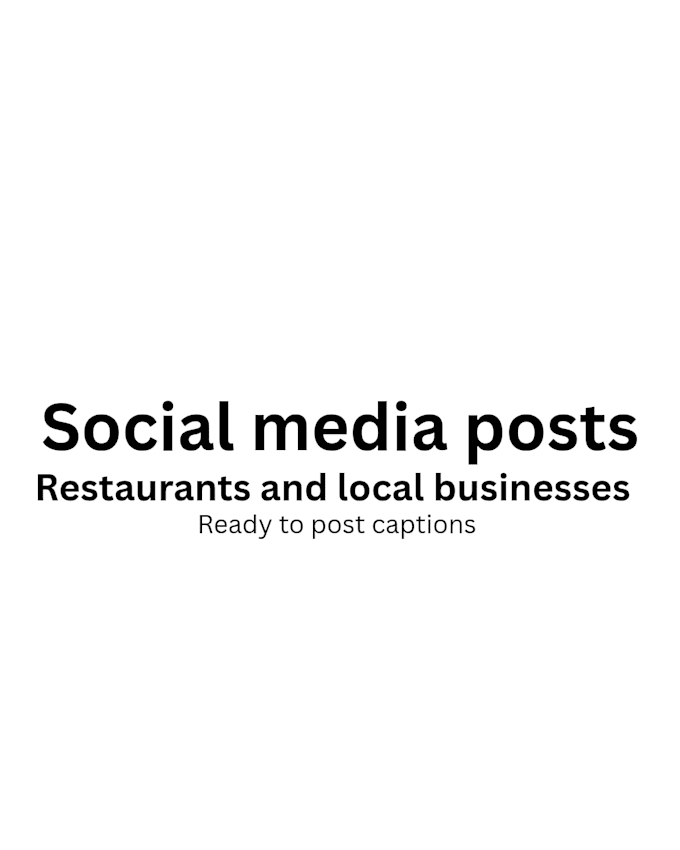 create engaging social media posts for your restaurant or bar