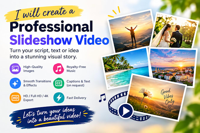 script into slideshow video, cinematic slideshow, ai video, ai animation