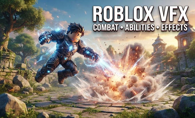 create custom roblox vfx, effects and cinematic roblox animations