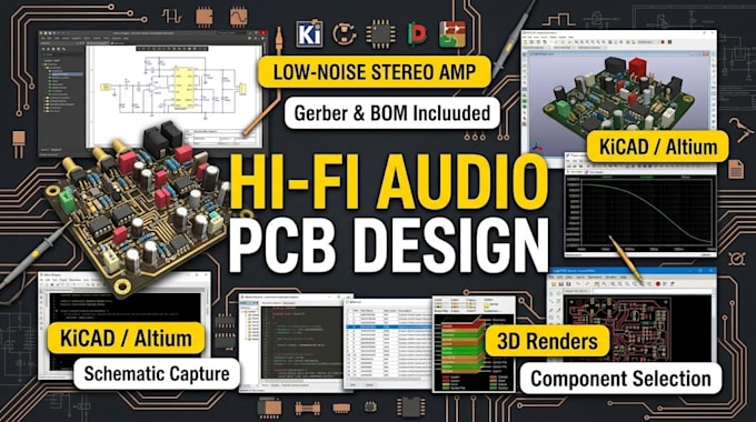 design audio pcb and custom audio electronics