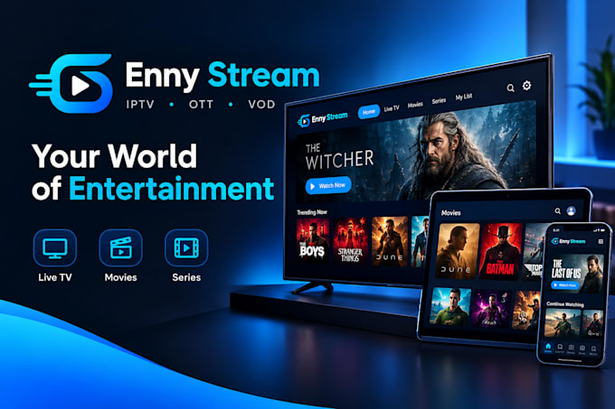 build iptv app, ott app, vod app for smart tv and mobile
