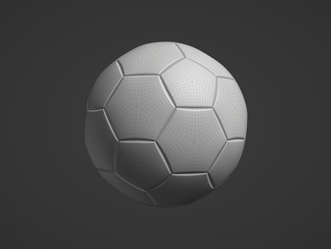 3d ball custom panel, 3d ball cad and rendering, 3d golf ball 3d rugby