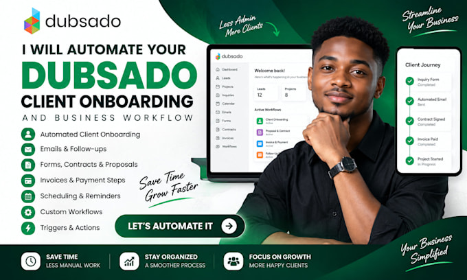 automate your dubsado client onboarding and business workflow