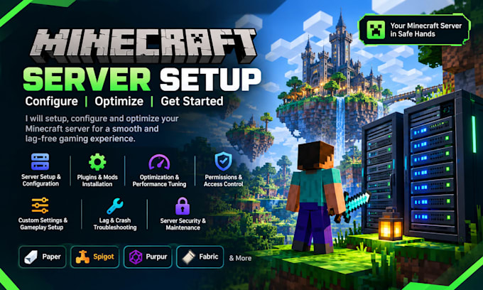 setup configure and optimize your minecraft server