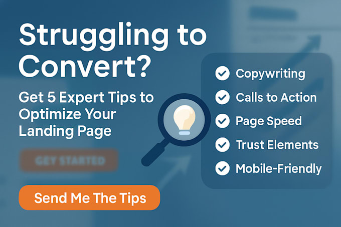 write you 5 advices to optimize your landing page