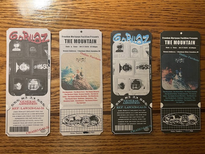 create custom ticket stubs for any concert or event