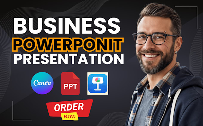 design business presentation, investor pitch deck and fundraising pitch deck
