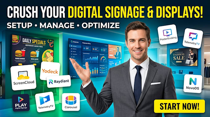 setup, manage, and optimize your digital signage software and displays yodeck