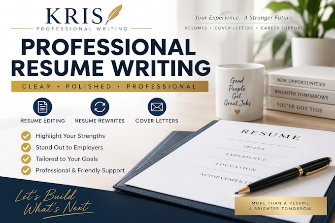 write and edit a professional resume to help you stand out