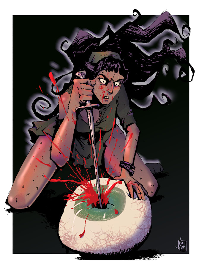 draw illustrations for covers, gifts or personal use