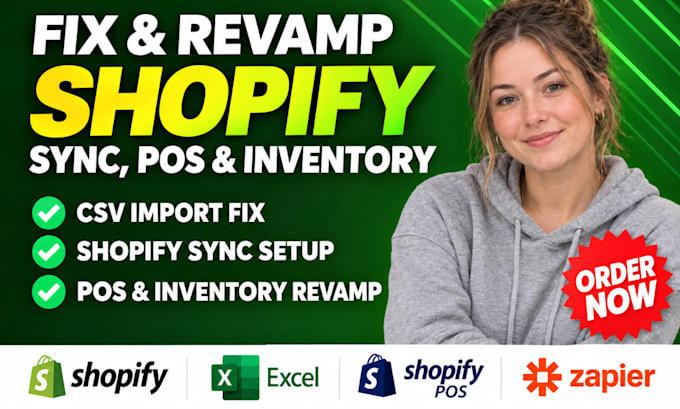 revamp shopify csv import, shopify sync, shopify pos and shopify inventory