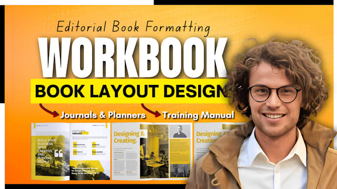 design workbook, training manual, print ready book interior formatting for kdp