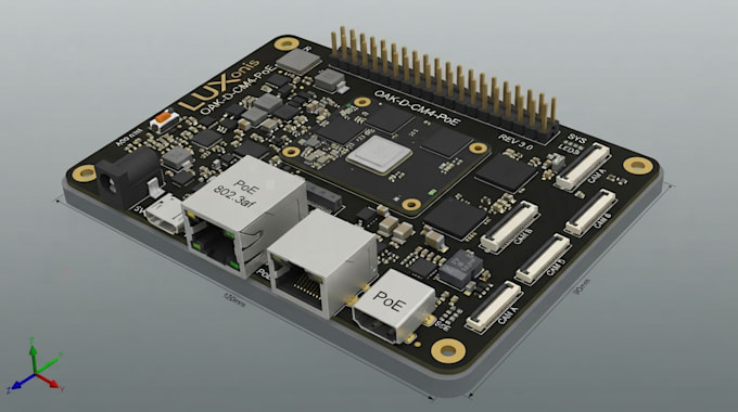 design pcb layout circuit schematic and pcb design in kicad or altium