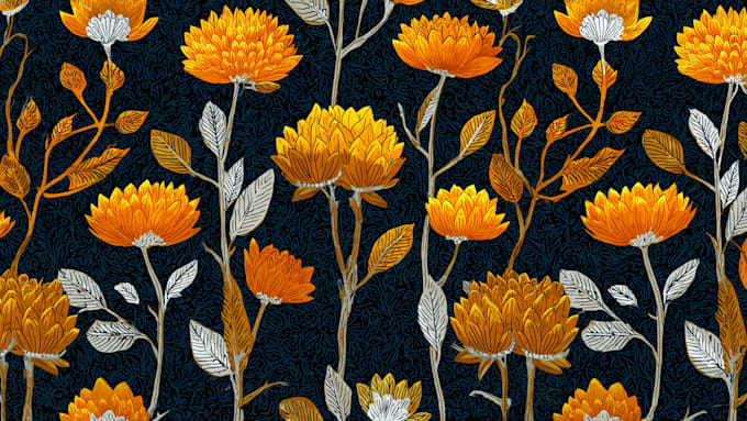 design custom seamless pattern design