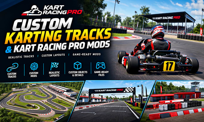 build custom karting tracks and kart racing pro mods