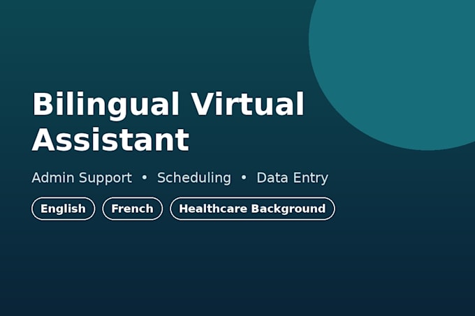 be your bilingual virtual assistant for admin and scheduling