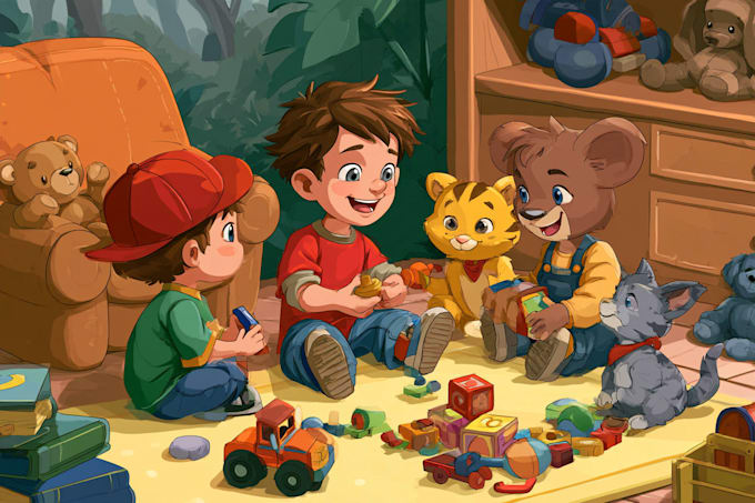 create childrens book illustration