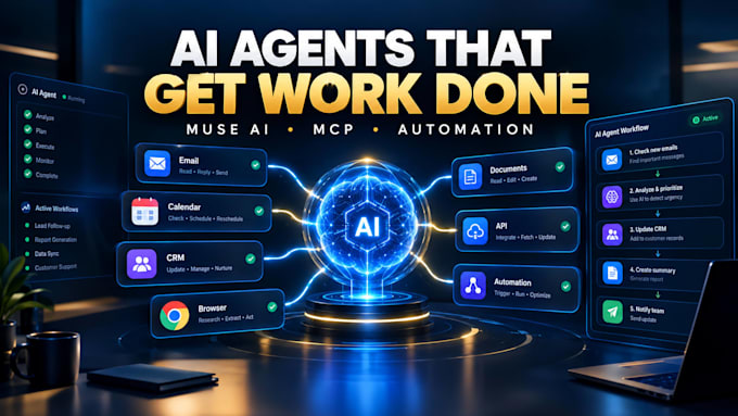 build ai agents, muse ai automations, mcp integrations and workflows